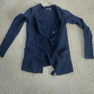 Halogen Merino Wool Cardigan
